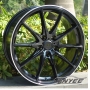 Новые диски Rays G25 R18 5X112 ET38 J8 черные глянцевые + серебристая окантовка