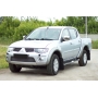 Mitsubishi L200 2010—2013 (рестайлинг) Защитная сетка решетки переднего бампера