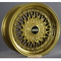 Новые диски BBS RS R17 4X100/4X114,3 ET30 J8,5 золото хром + серебристые болтики