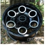 Новые диски Black Rhino Magnus R16 6X139,7 ET-25 J8 черный мат + серебро