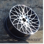 Новые диски Dibite R18 5x114,3 ET35 J9,5 черные + серебро