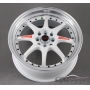 Новые диски RAYS CE28SL R17 4X114,3/4X100 ET38 J7,5 белый + полированная полка