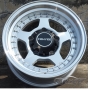 Новые диски MVF-955 R15 5X139,7 ET-25 J7 серебро + полированная полка