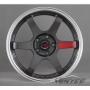 Новые диски Rays TE37 R17 5X114,3 ET38 J7,5 серые глянцевые + полированная полка