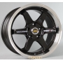 Новые диски Rays TE37 R17 5X100 ET40 J7,5 черные глянцевые + хром полка