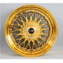 Новые диски BBS RS R17 5X100/5X114,3 ET20 J8,5 золото хром + серебристые болтики