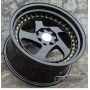 Новые диски Rotiform TMB Flat R18 5х100/114,3 ET30 J8,5 черный глянец + золотые болтики