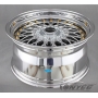 Новые диски BBS RS R17 4X100/4X114,3 ET30 J8,5 хром серебро + золотистые болтики