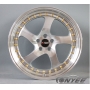 Новые диски Rotiform TMB Flat R17 5х114,3 ET40 J7,5 серебро + полированная полка