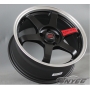 Новые диски Rays TE37 R18 5X108 ET35 J9 черные матовые + хром полка