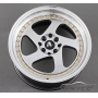 Новые диски Rotiform TMB Flat R17 4х114,3/100 ET30 J8 Серебро + золотистые болтики