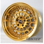 Новые диски ESM 015 R15 4x100 ET20 J8 золото хром