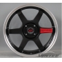 Новые диски Rays TE37 R17 4X108 ET38 J7,5 черные матовые + хром полка