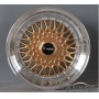 Новые диски BBS RS R13 4X100/4X114,3 ET25 J6 золото + полированная полка