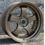 Новые диски JNC 017 R18 5X114,3-5X100 ET25 J9,5 бронза + золотистые болтики