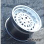 Новые диски ESM 015 R16 4x100 ET15 J9 серебро + полированная полка