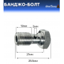 Банджо-болт универсальный, шаг резьбы M10 x 1.25