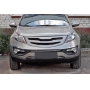 Kia Sportage 2010—2013 Решетка радиатора с сеткой металлик (1 поперечина) Вариант 2