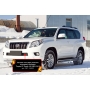 Toyota LC Prado 150 2009—2013 Зимняя заглушка решетки переднего бампера