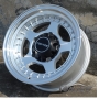 Новые диски MVF-955 R15 5X139,7 ET-25 J7 серебро + полированная полка