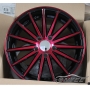 Новые диски Vossen VFS2 Replica R17 5X114,3 ET40 J7,5 черный глянец + красный