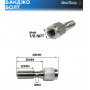 Банджо болт M10X1.0, с резьбой под сенсор 1/8 NPT
