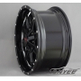 Новые диски TUFF AT black R18 5x130-5x120 ET20 J8,5 черные глянцевые