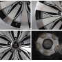 Новые диски Sugarray identiti R15 5x108 ET35 J6,5 черный + серебро