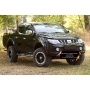 Mitsubishi L200 2015-н.в. Накладки на передние фары (реснички)