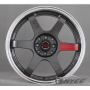 Новые диски Rays TE37 R17 4X114,3/4X100 ET38 J7,5 серые глянцевые + полированная полка