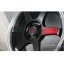 Новые диски Rays TE37 R17 4X108 ET38 J7,5 черные матовые + хром полка