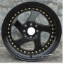 Новые диски Rotiform TMB Flat R16 4х100/114,3 ET25 J8 черный глянец + золотые болтики
