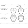 Передние тормозные колодки Gerat BP-F069 (Audi 100, A4, A6, A8, Allroad, S4, S6, S8)