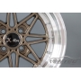 Новые диски Equip 03 R15 4x100 ET10 J8 бронза + полированная полка
