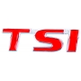 Шильдик в решетку радиатора с логотипом "TSI"