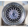 Новые диски BBS RS R17 5X113/5X120 ET30 J8,5 хром серебро + золотистые болтики