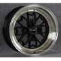 Новые диски Fonyee 552 R15 4X100 ET20 J8 черный глянец + полированная полка