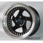 Новые диски Rotiform TMB Flat R15 4х100 ET25 J8 черный глянец + серебристые болтики