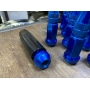 Комплект гаек пики (пули) Starleks, 12х1.25 , цвет синий, 20 шт.