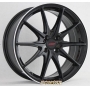 Новые диски Rays G25 R17 4X100 ET40 J7 черные глянцевые + серебристая окантовка