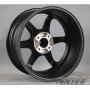 Новые диски Rays TE37 R17 4X108 ET38 J7,5 черные матовые + хром полка