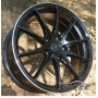 Новые диски Rays G25 R17 5X100 ET40 J7 черные глянцевые + серебристая окантовка