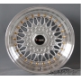 Новые диски BBS RS R15 4X100/4X114,3 ET15 J8 серебро + золотистые болтики