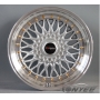 Новые диски BBS RS R17 4X100/4X114,3 ET15 J9 серебро + золотистые болтики