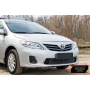 Toyota Corolla (седан) 2010-2013 Защитная сетка решетки переднего бампера