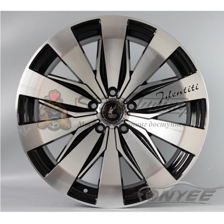 Новые диски Sugarray identiti R15 5x108 ET35 J6,5 черный + серебро