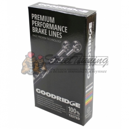 Армированные тормозные шланги Goodridge TPE0306-4PCF (4 шт.) Peugeot 206 1.1-1.6 16V HA gleich+
