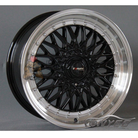 Новые диски BBS RS R16 4X100/4X114,3 ET20 J9 черные + полированная полка