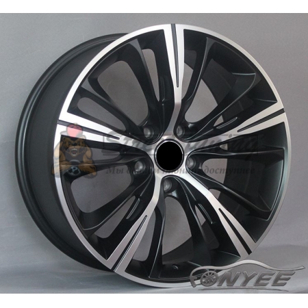 Новые диски BMW Series 660 R17 5x120 ET30 J8 Черный мат + серебро