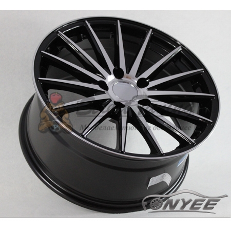 Новые диски Vossen VFS2 Replica R16 5X108 ET40 J7 черный глянец + серебро
